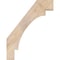 Ekena Millwork 3 1/2"W x 22"D x 28"H Merced Smooth Knee Brace, Douglas Fir BRC04X22X28MRC00SDF - alternate 4